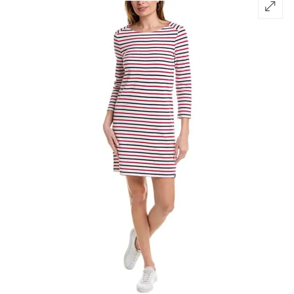 Court & Rowe Stripe Knit Dress in Red White & Blue